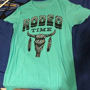 Turquoise Rodeo Time Shirt